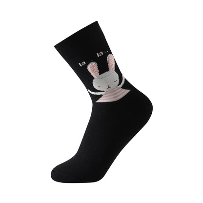 Calcetines de caña alta tipo casual talla de la 35 a la 41 modelo "Rabbits II"