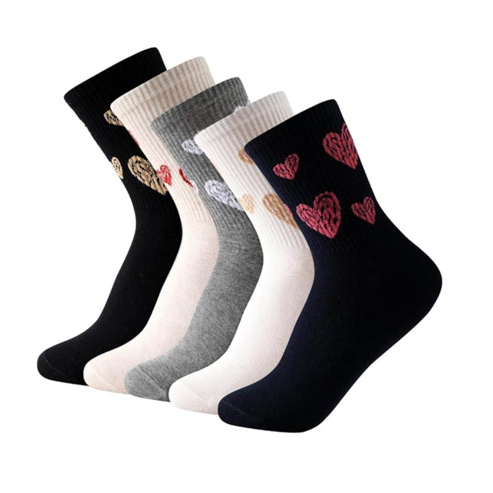 Calcetines de Media Caña Estampados para Mujer y Niña