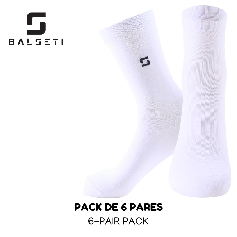 Calcetines media caña formales y básicos blancos