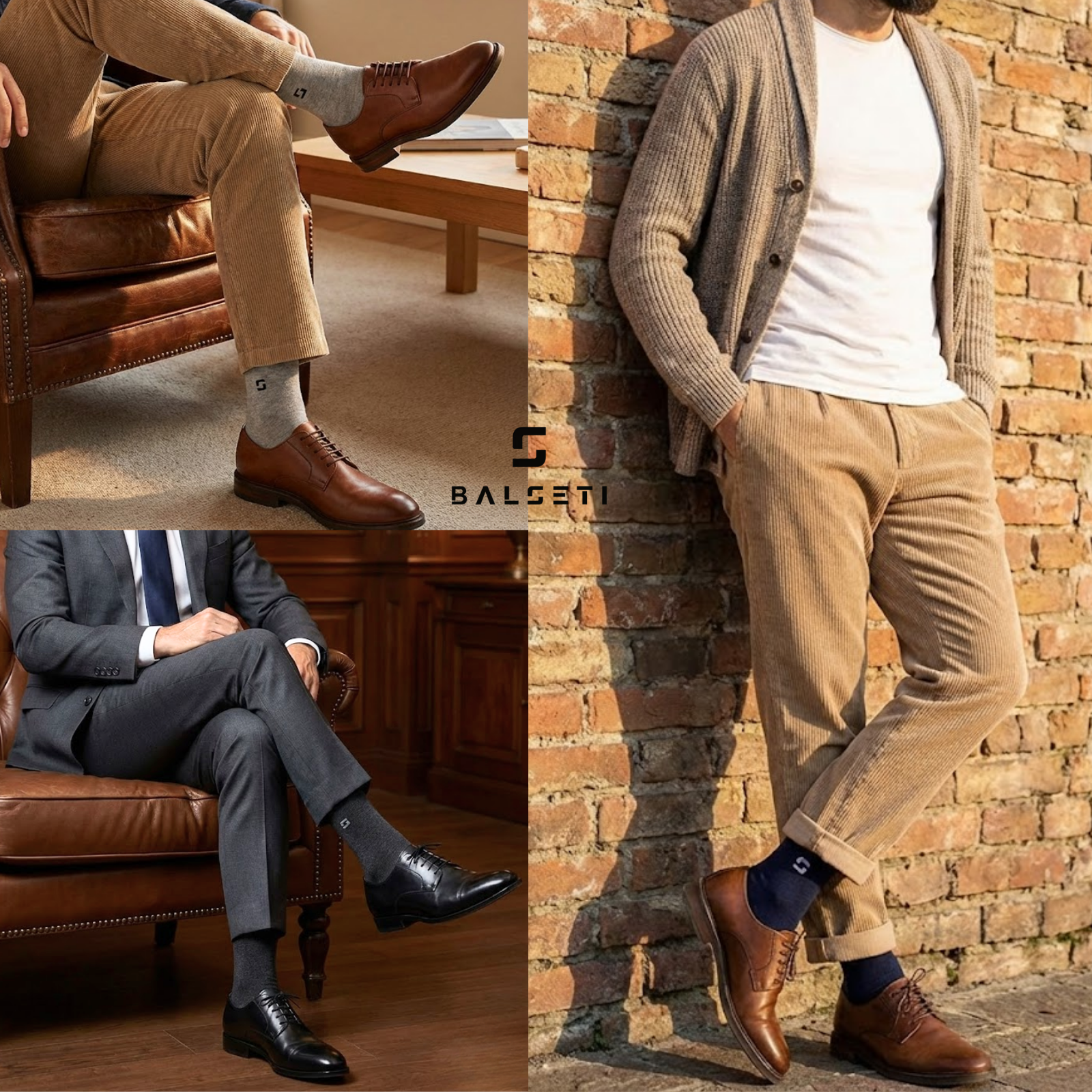 Calcetin de Colores Básicos, Formales y Estampados para Hombres.