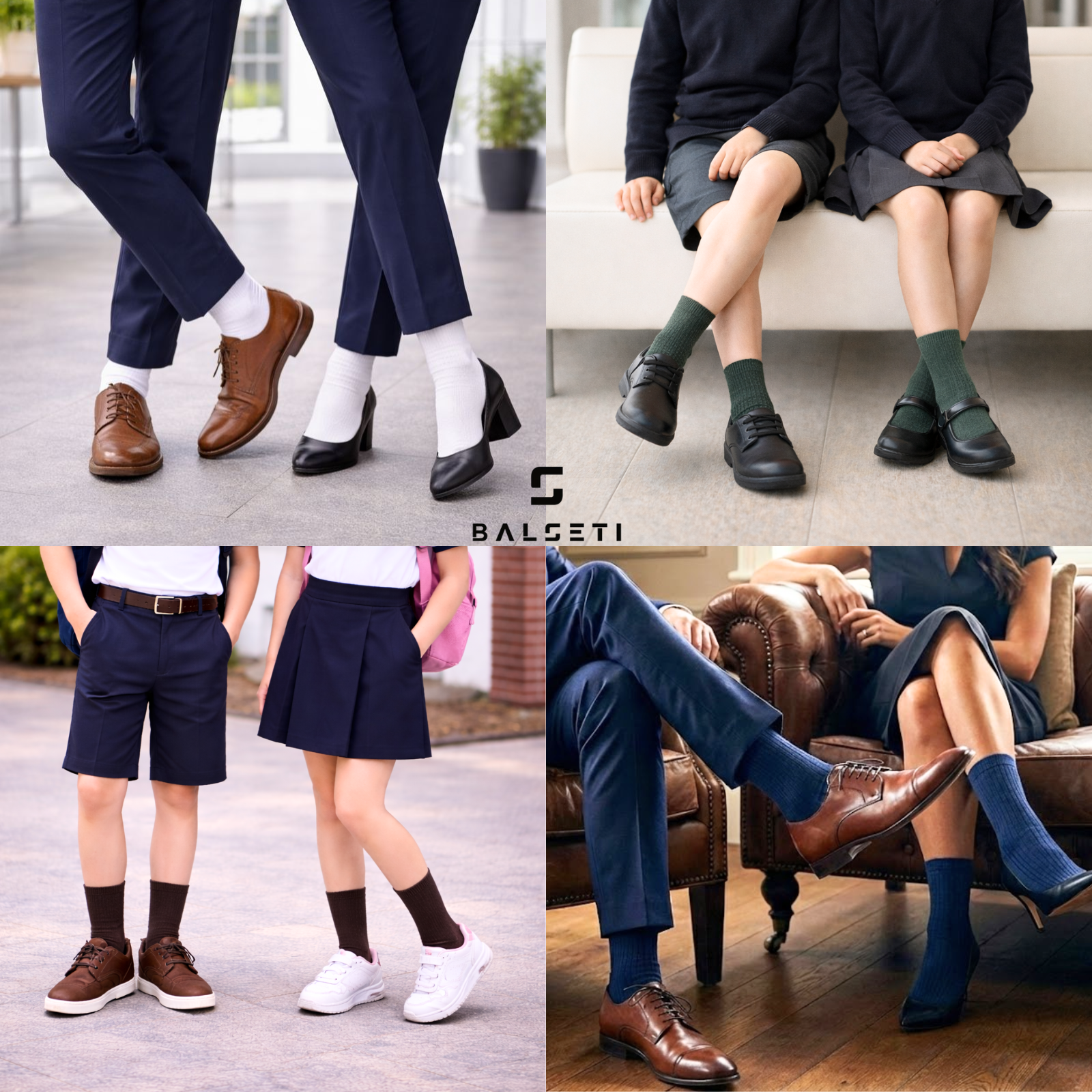 Calcetines Bajos Lisos Clásicos Unisex
