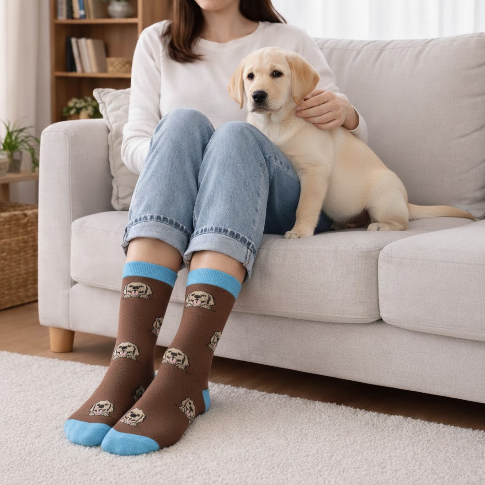 Pack de 6 Calcetines con Perros para Mujer – Cómodos y Divertidos