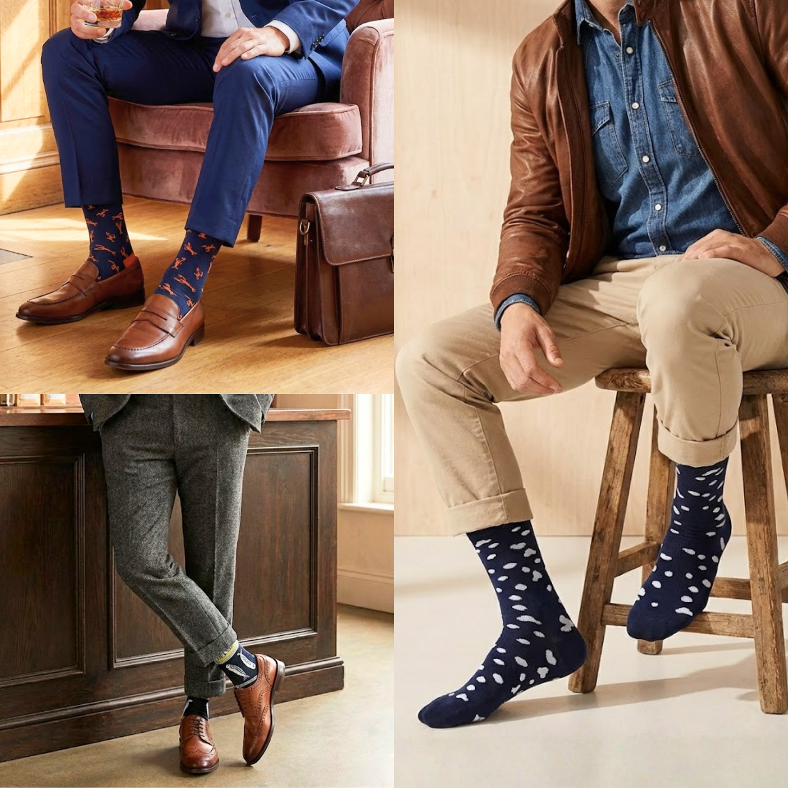 Calcetin  Estampados para Hombres