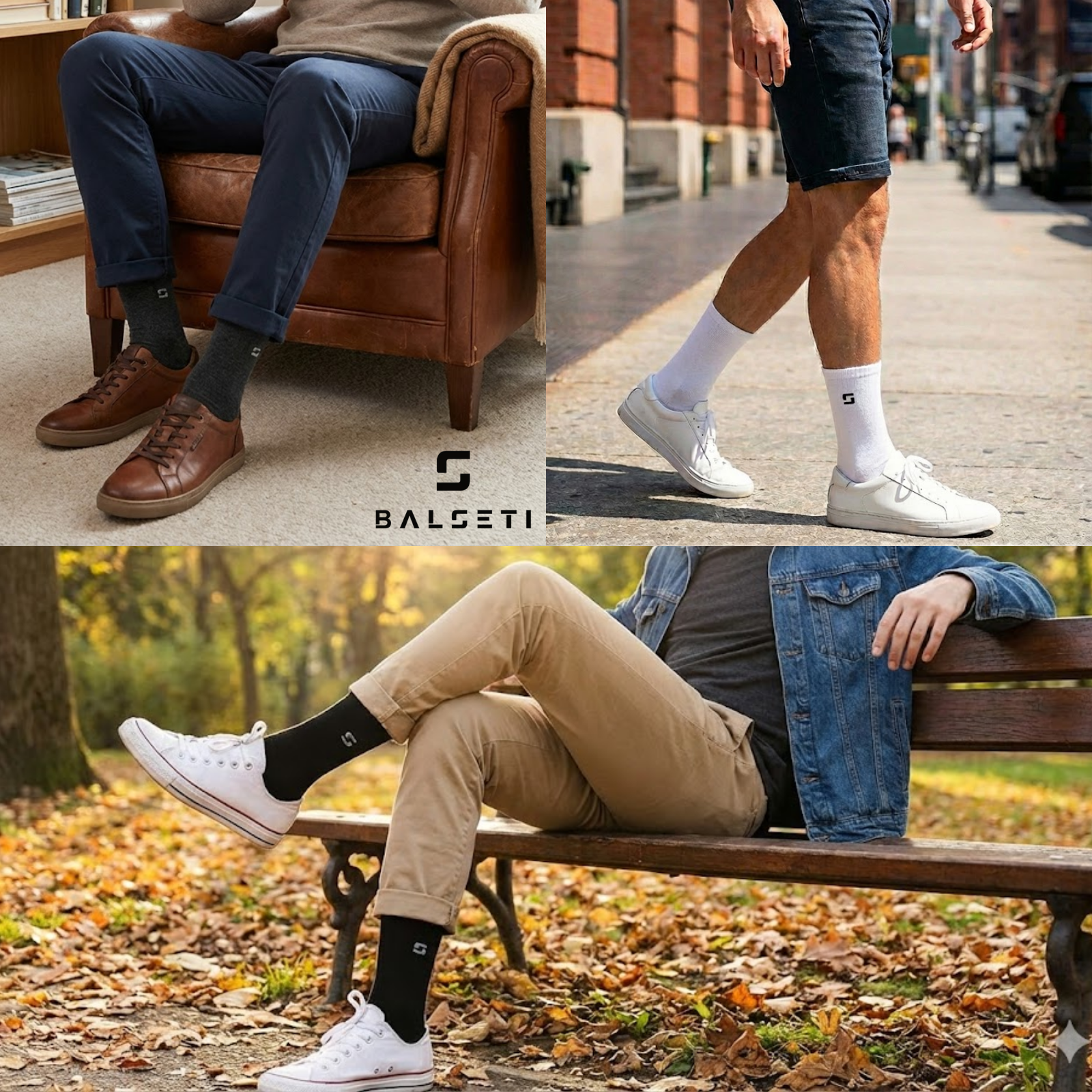 Calcetin de Colores Básicos, Formales y Estampados para Hombres.