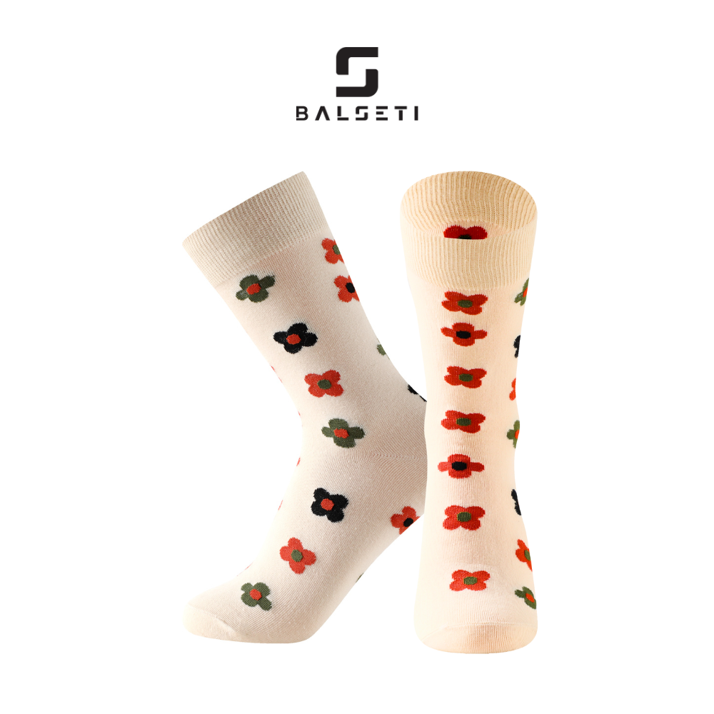 Calcetines caña alta, modelo "Mosaic". Talla 35-41. Pack surtido 6/u.
