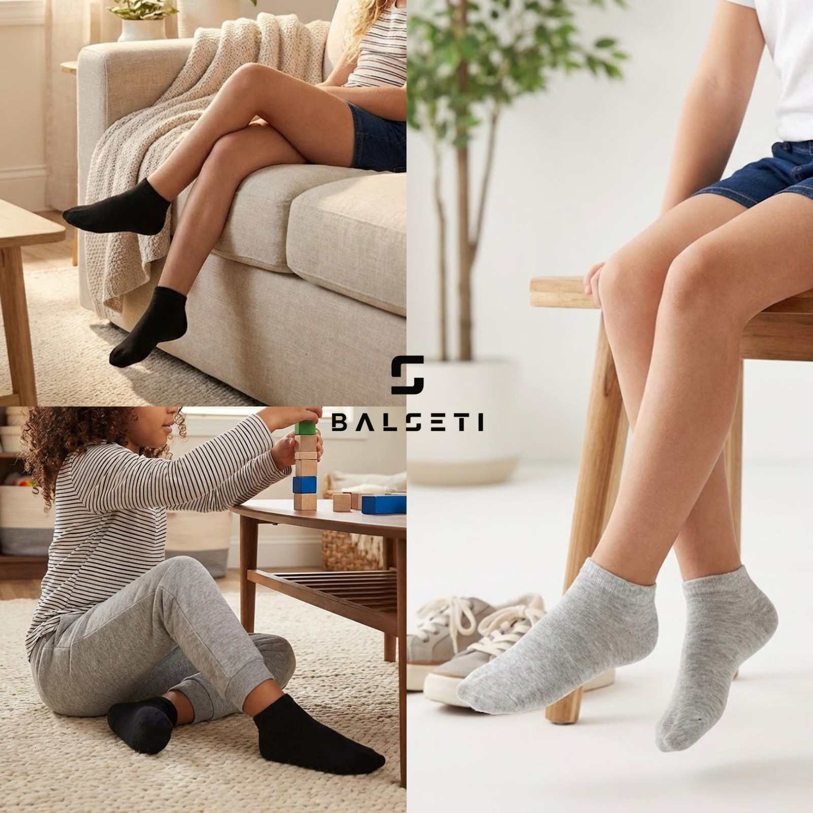 Calcetines para niños divertidos y con rayas de colores