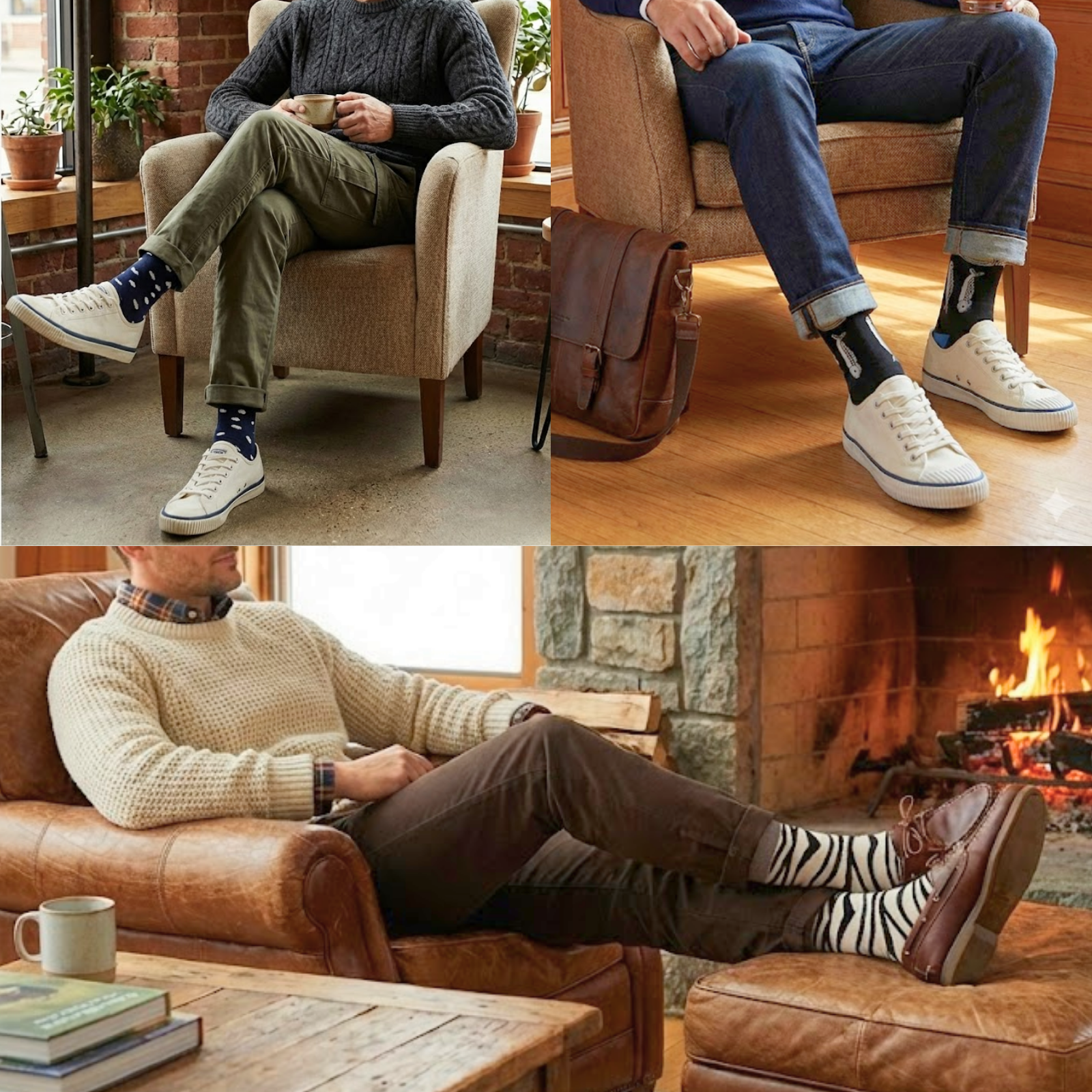 Calcetin  Estampados para Hombres