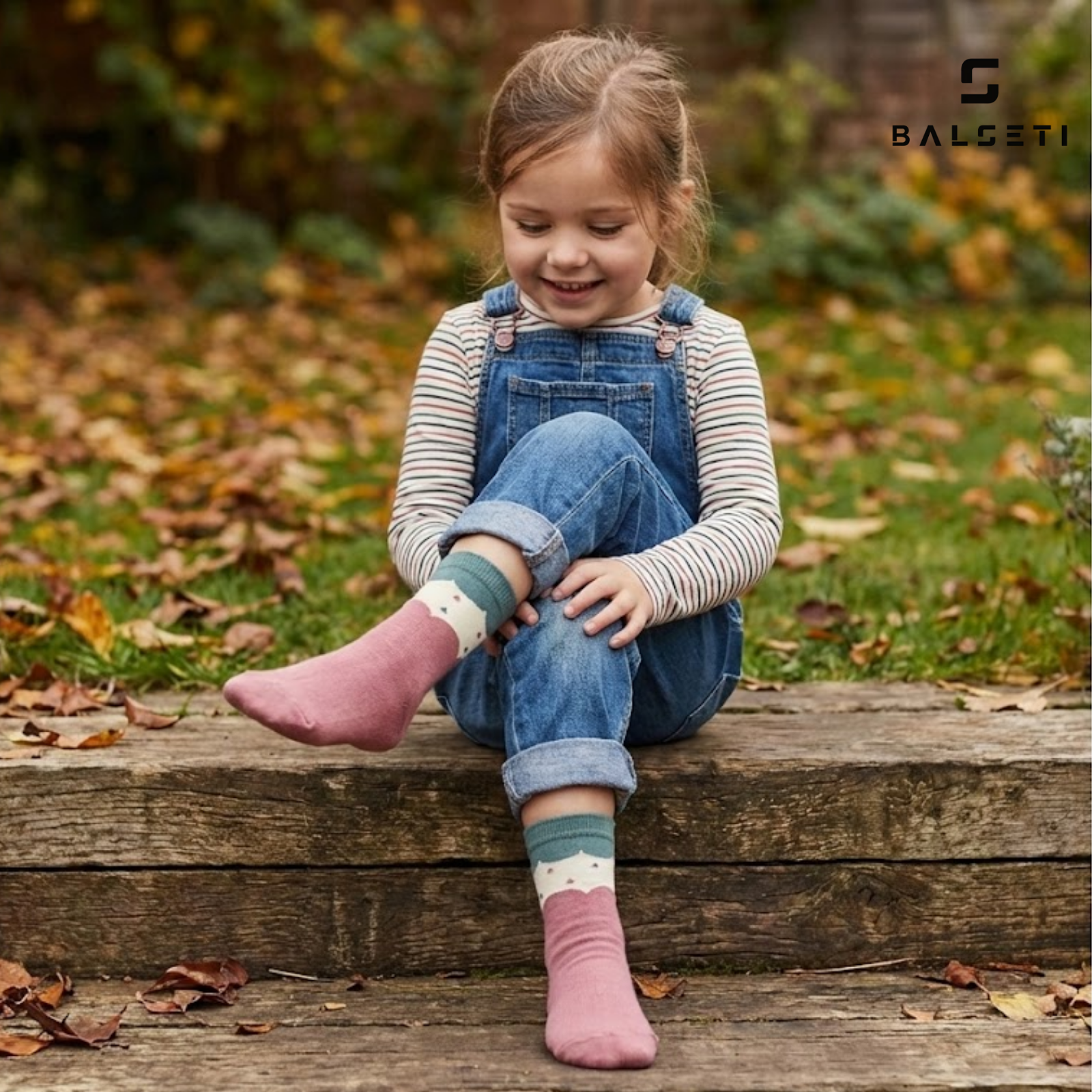 Calcetines para niños divertidos y con rayas de colores