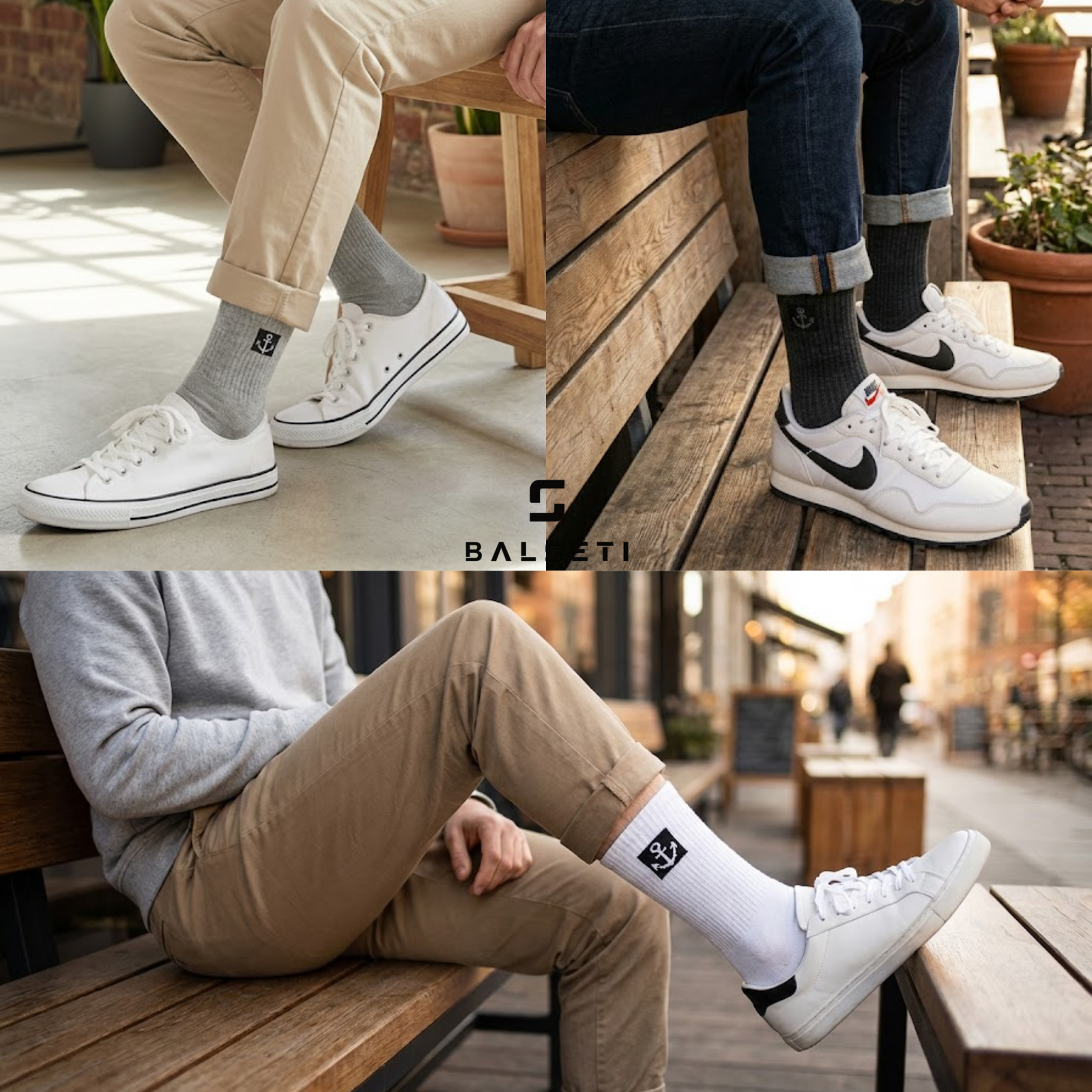 Pack 6 pares de calcetines formales estampados