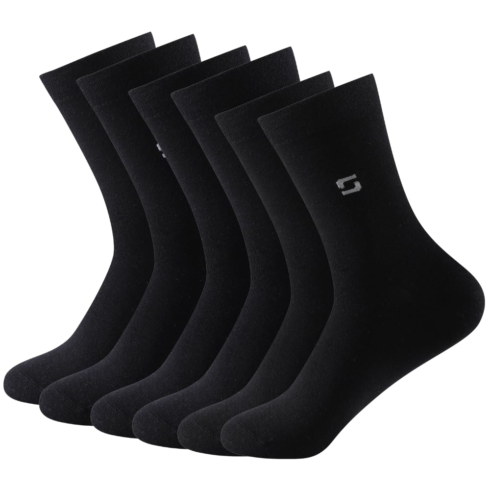 Calcetines media caña formales y básicos negros