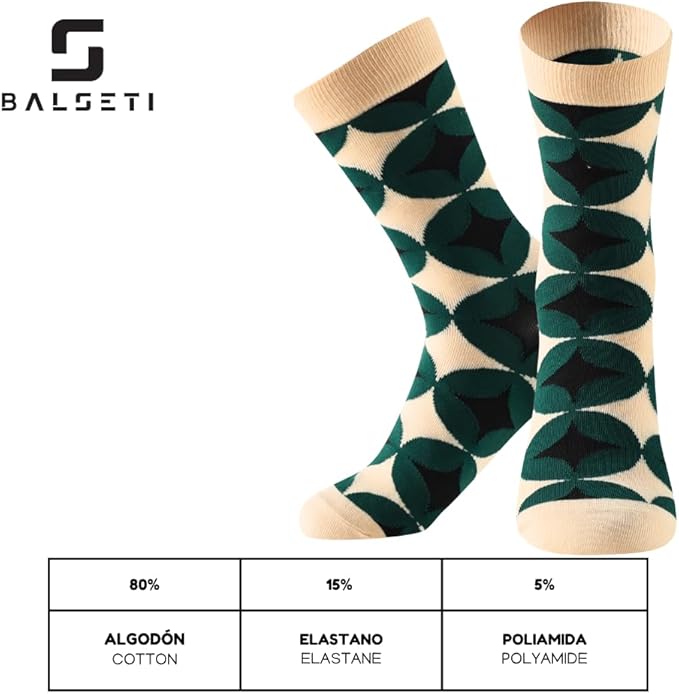 Calcetín Estampados Geométricos para Hombres