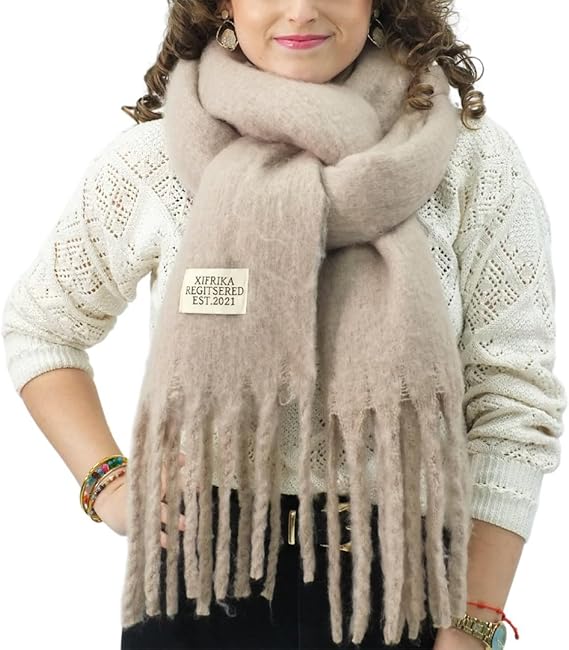 Bufanda de Mujer para Invierno Marrón