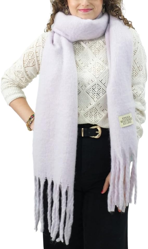 Bufanda de Mujer para Invierno Lila