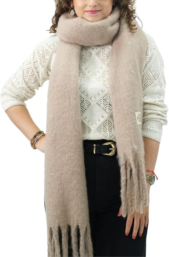 Bufanda de Mujer para Invierno Marrón