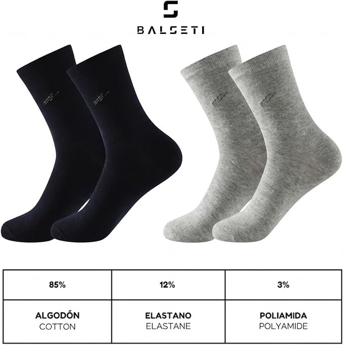 Pack 6 calcetines básicos estampados hombre