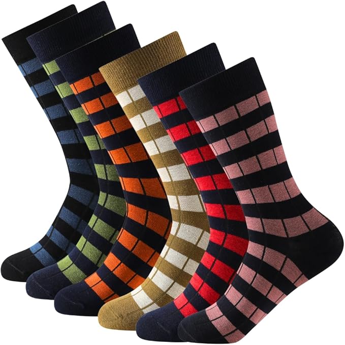 Calcetines Unisex con rayas de colores