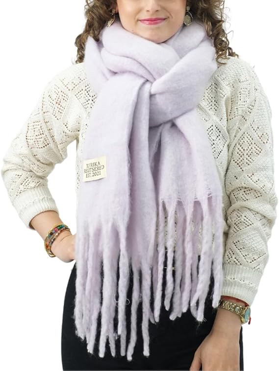 Bufanda de Mujer para Invierno Lila