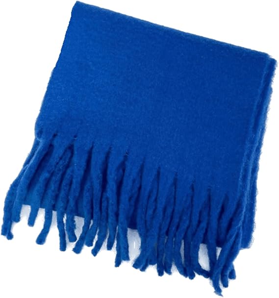 Bufanda de Mujer para Invierno Azul Eléctrico