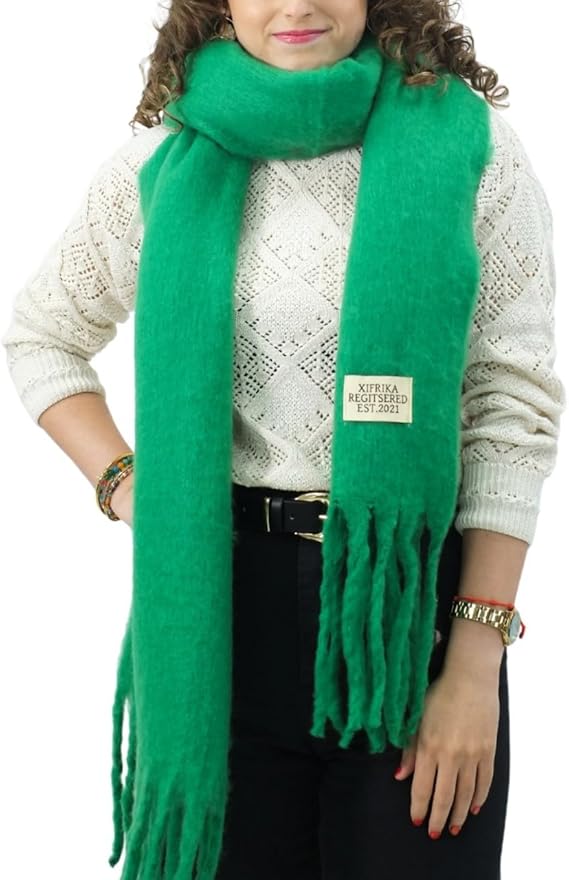 Bufanda de Mujer para Invierno Verde