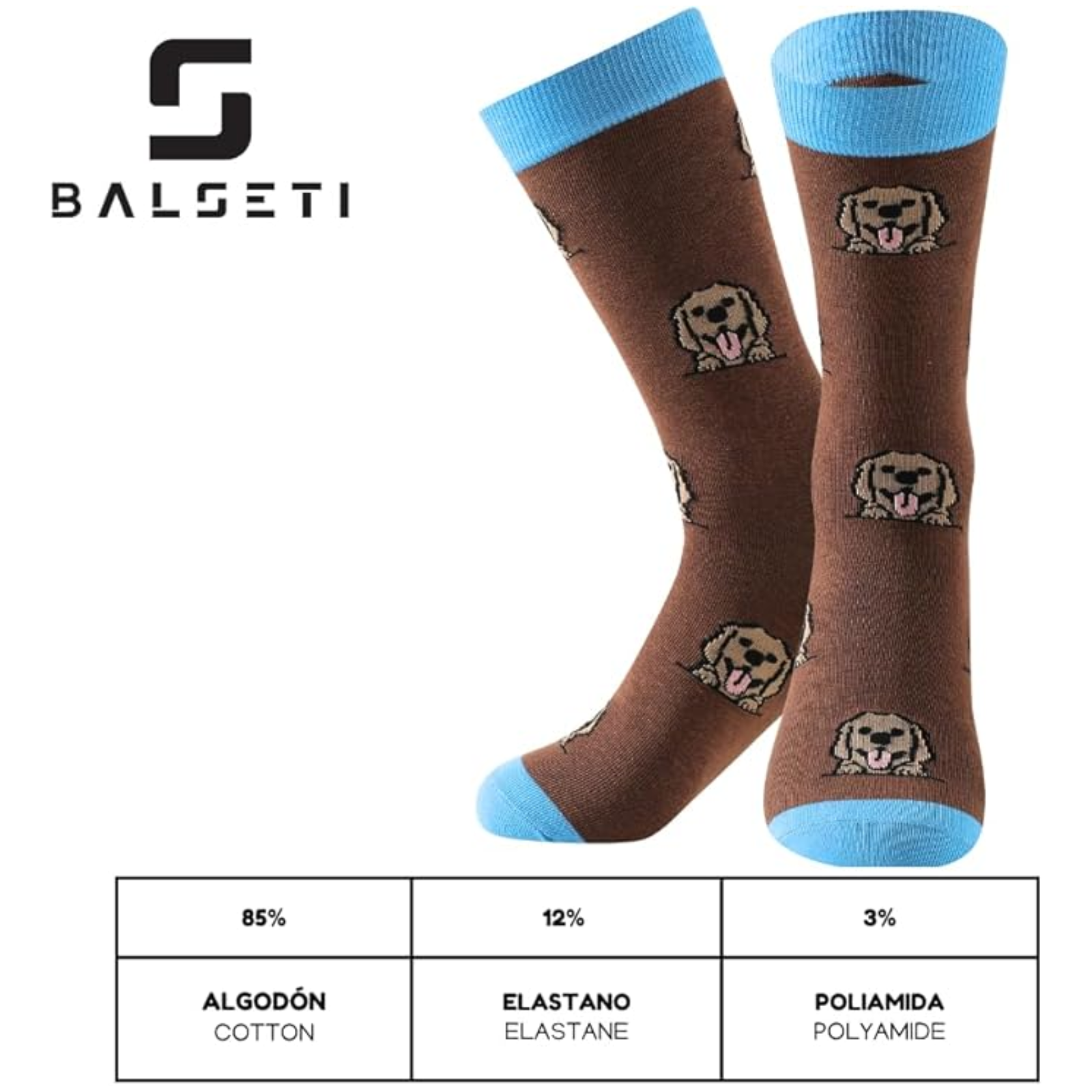 Pack de 6 Calcetines con Perros para Mujer – Cómodos y Divertidos