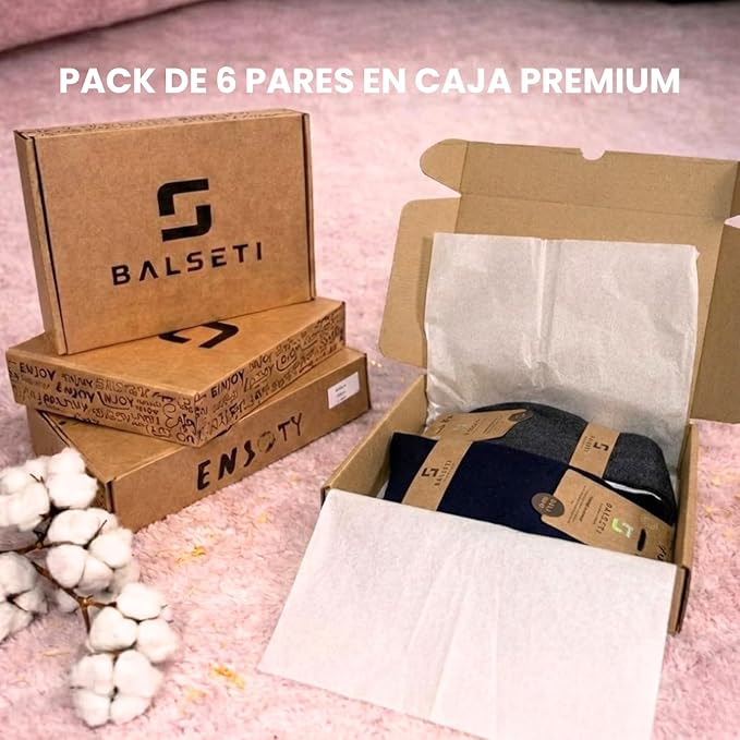 Pack 6 Calcetines Básicos Elegantes