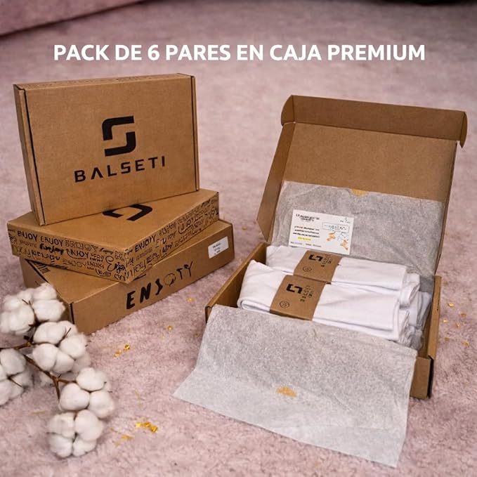 Calcetines media caña formales y básicos blancos