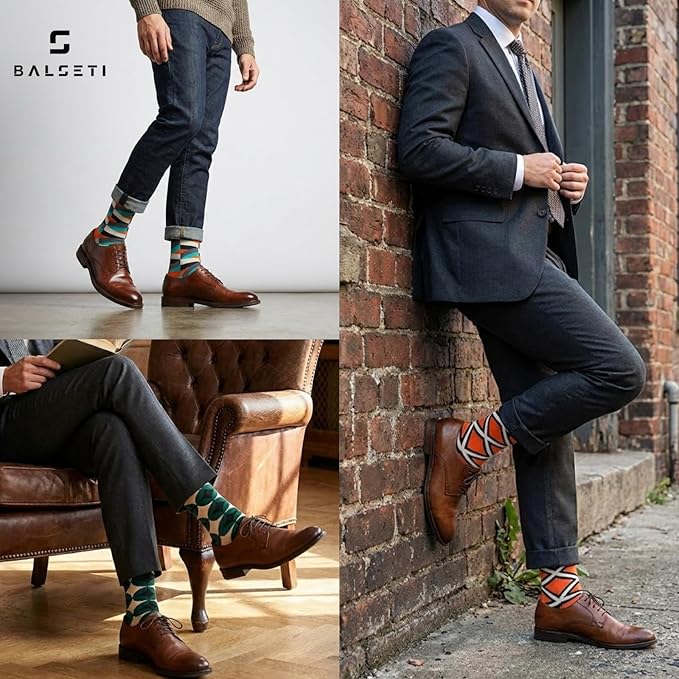 Calcetín Estampados Geométricos para Hombres
