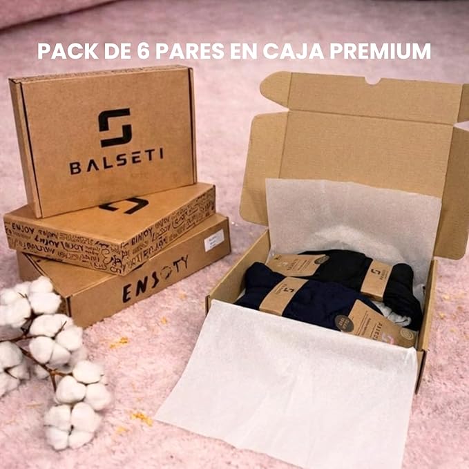 Pack de 6 Calcetines Media Caña Formales y Básicos estampados