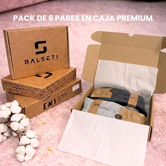 Pack 6 calcetines básicos estampados hombre