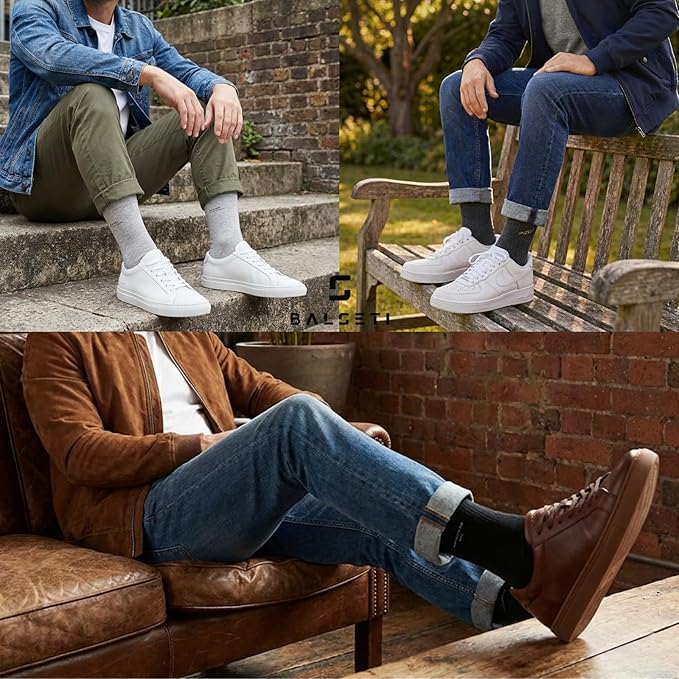 Pack 6 calcetines básicos estampados hombre