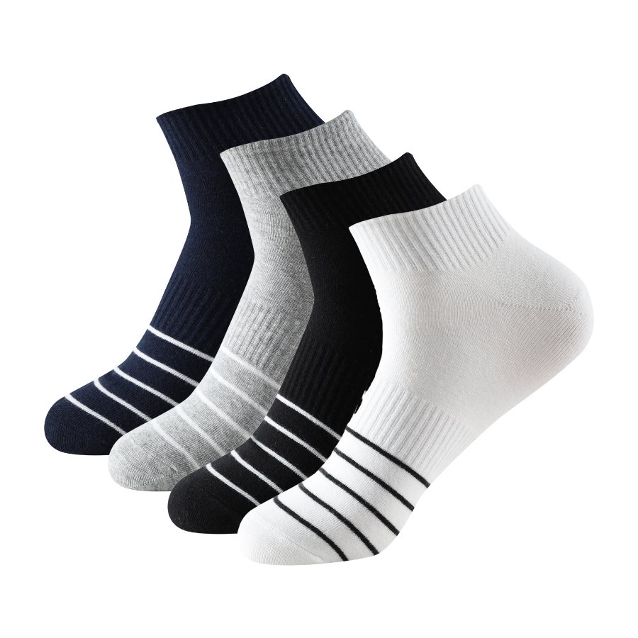 calcetines tobilleros rayas