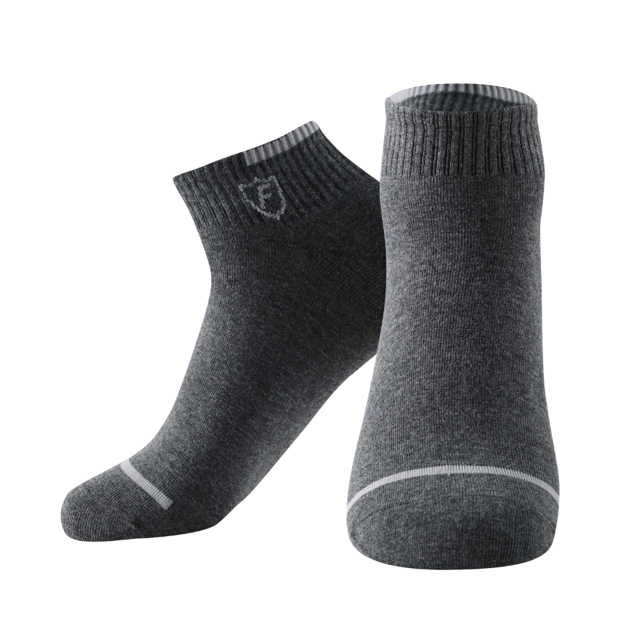 calcetín tobillero cómodo gris oscuro