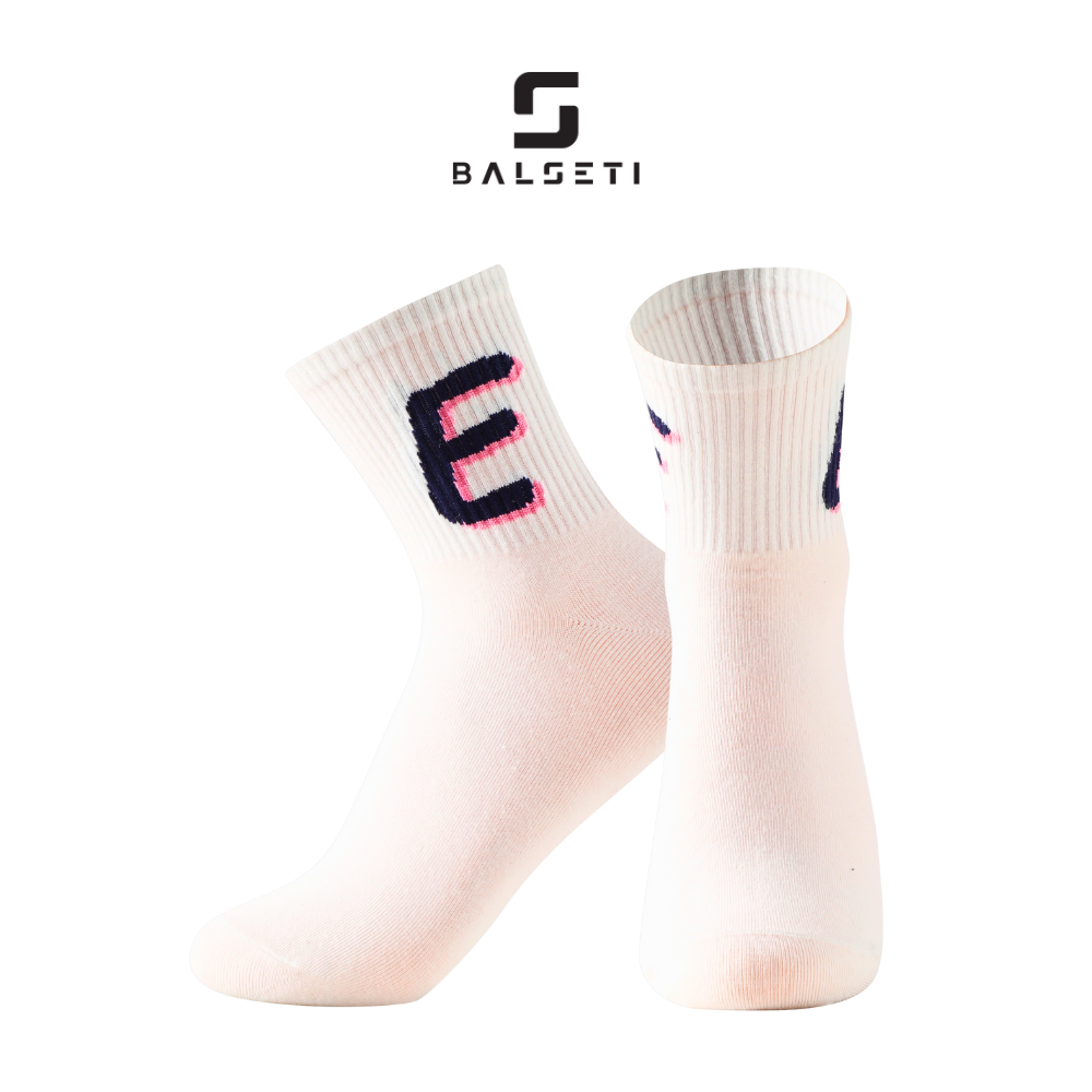 Calcetines caña media, modelo "ABC". Talla 35-41. Pack surtido 6/u.