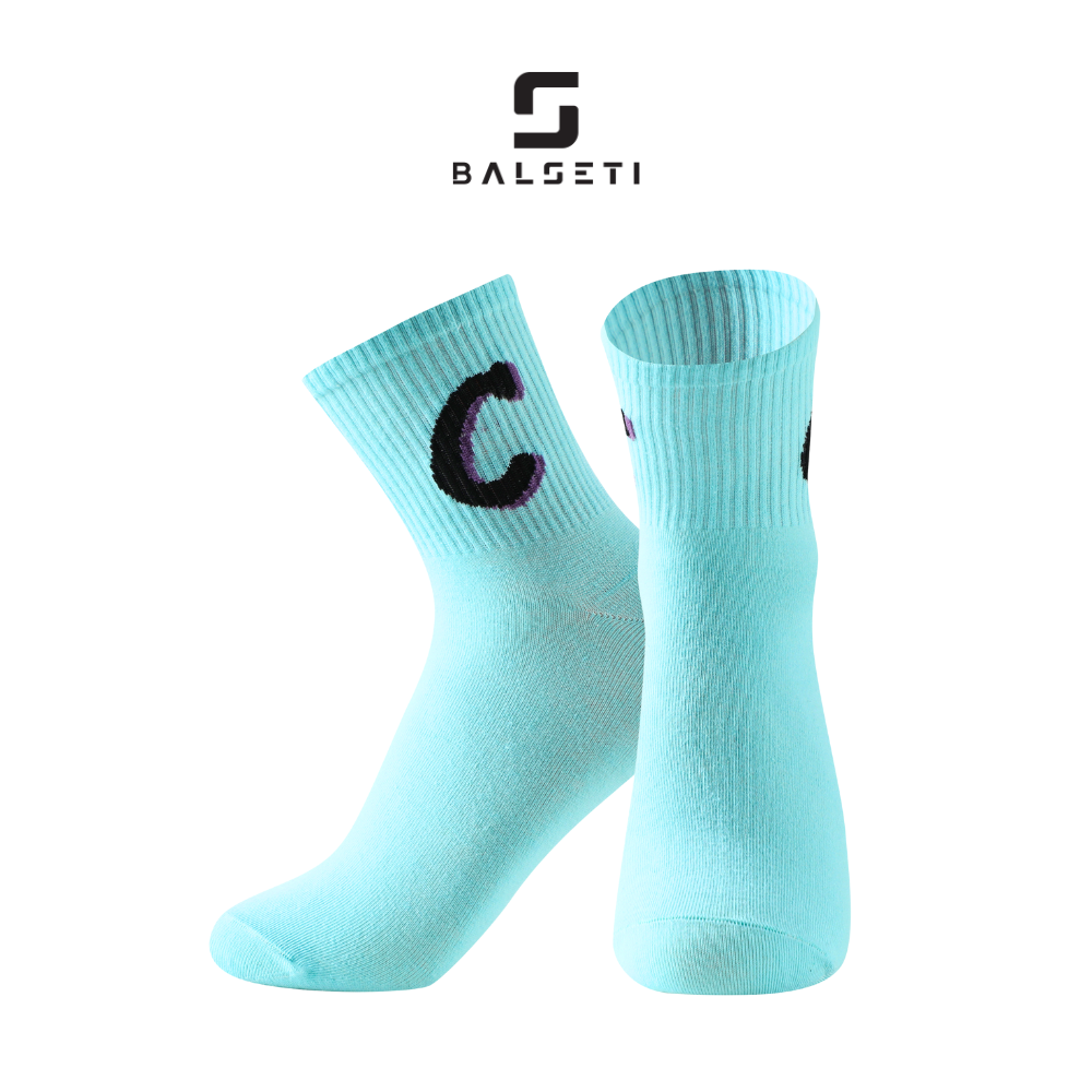 Calcetines caña media, modelo "ABC". Talla 35-41. Pack surtido 6/u.
