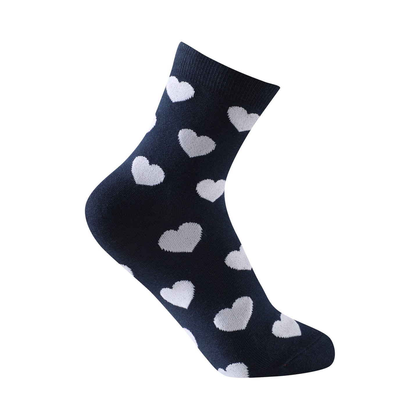 Calcetines de caña media tipo casual talla de la 35 a la 41 modelo "Corazones"