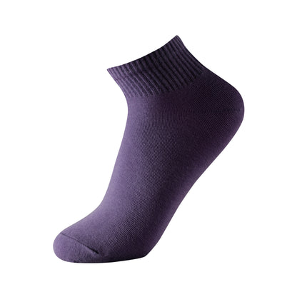 Calcetines de caña baja tipo básico talla de la 35 a la 45 modelo "Purple colorfull"