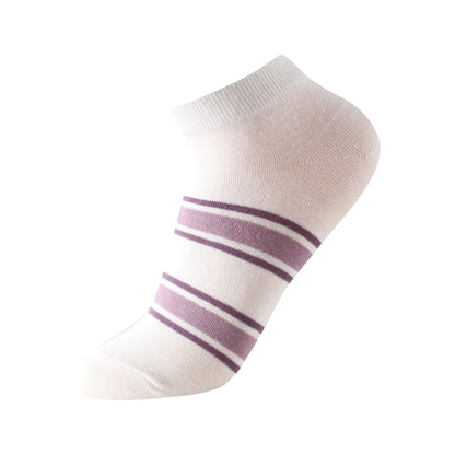 Calcetines de caña baja tipo casual talla de la 35 a la 41 modelo "Purple Pinkies"