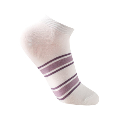 Calcetines de caña baja tipo casual talla de la 35 a la 41 modelo "Purple Pinkies"