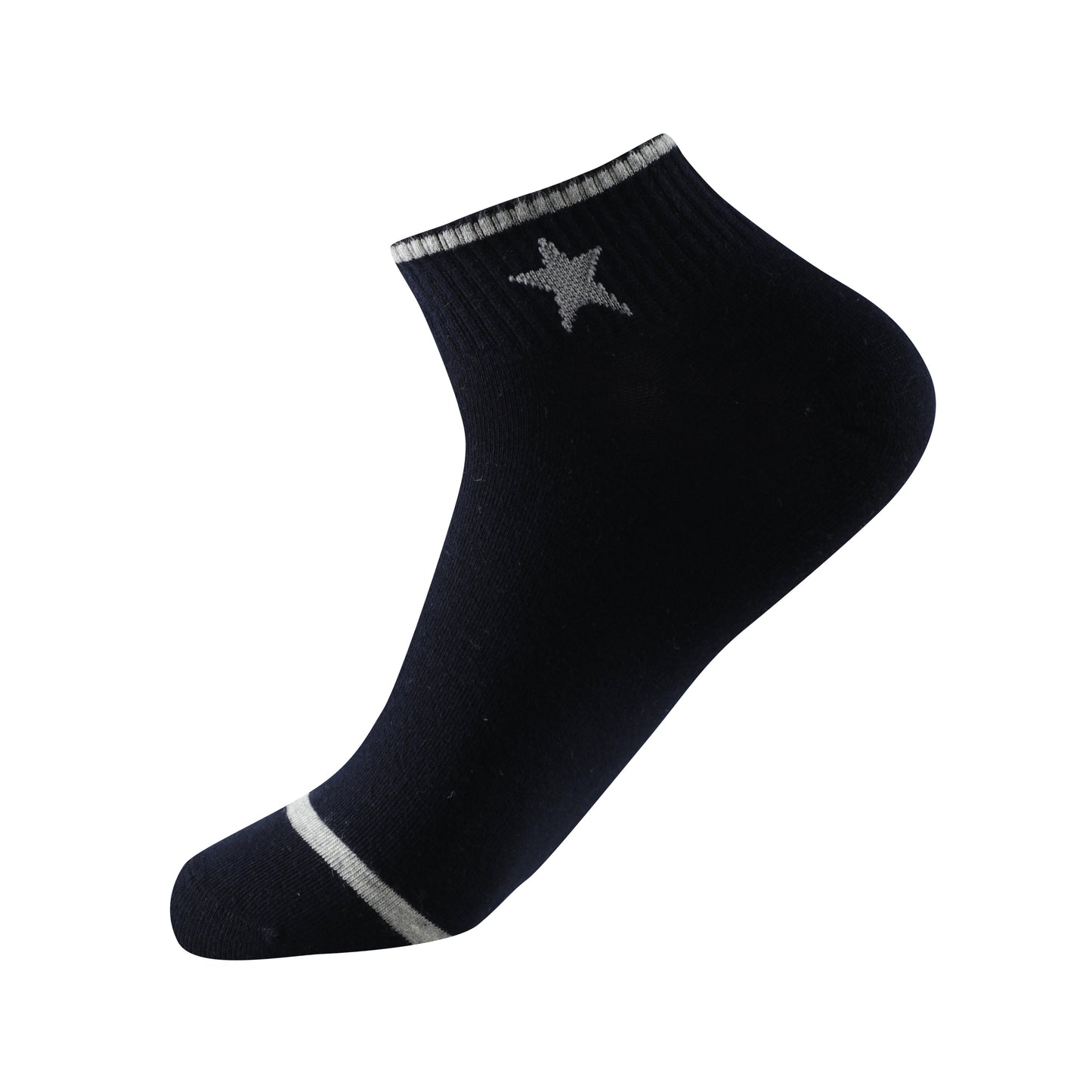 Calcetines de caña baja tipo sport talla de la 40 a la 45 modelo "Star"