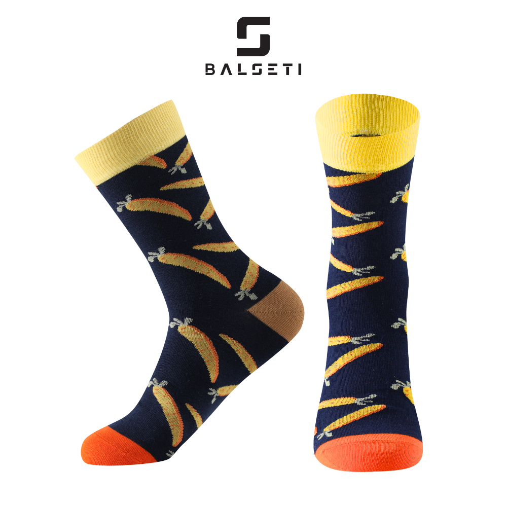 calcetines estampados originales zanahoria