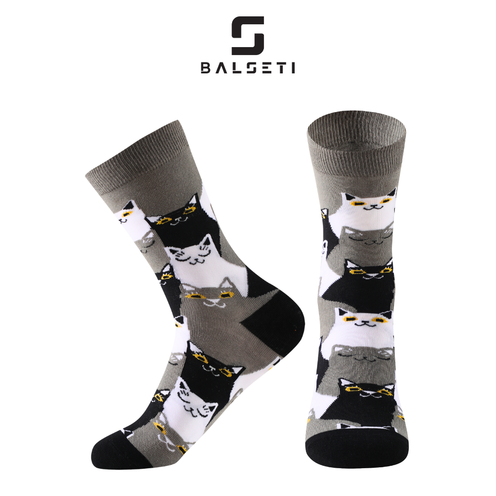 calcetines estampados originales gatos