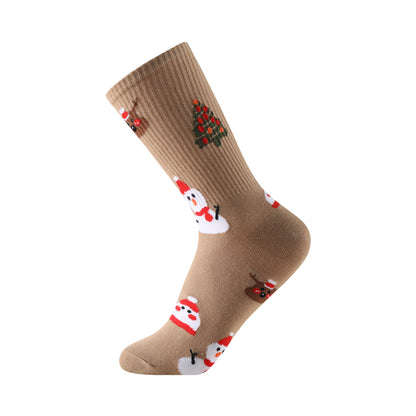 Calcetines de caña alta tipo casual talla de la 35 a la 41 modelo "Xmas"