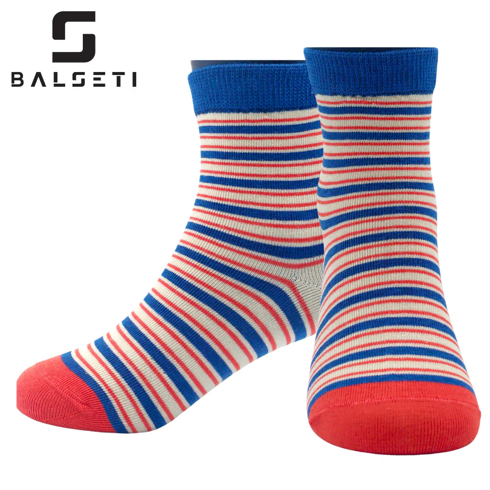 Calcetines para niños divertidos y con rayas de colores