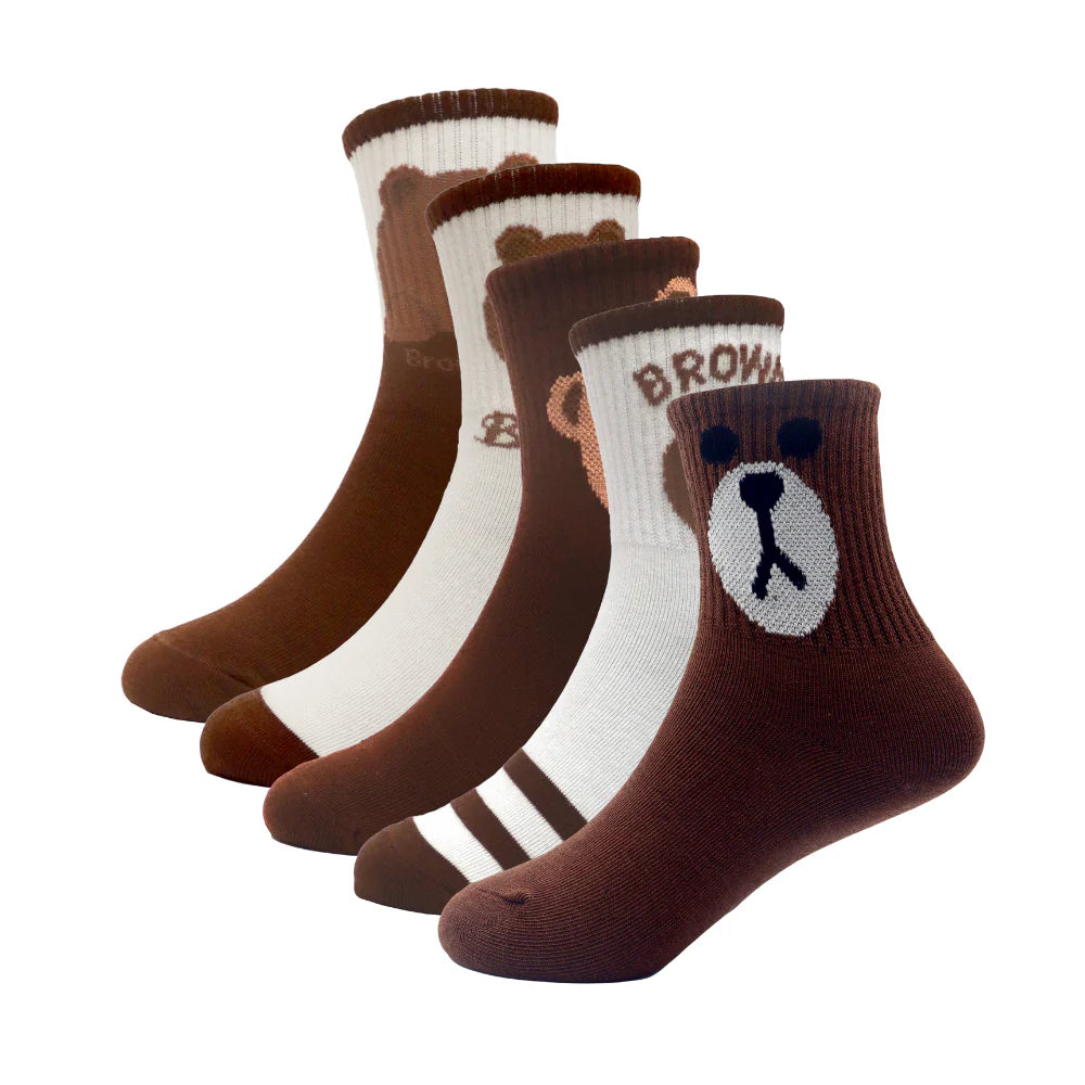 Calcetines para niños divertidos y con osos de colores
