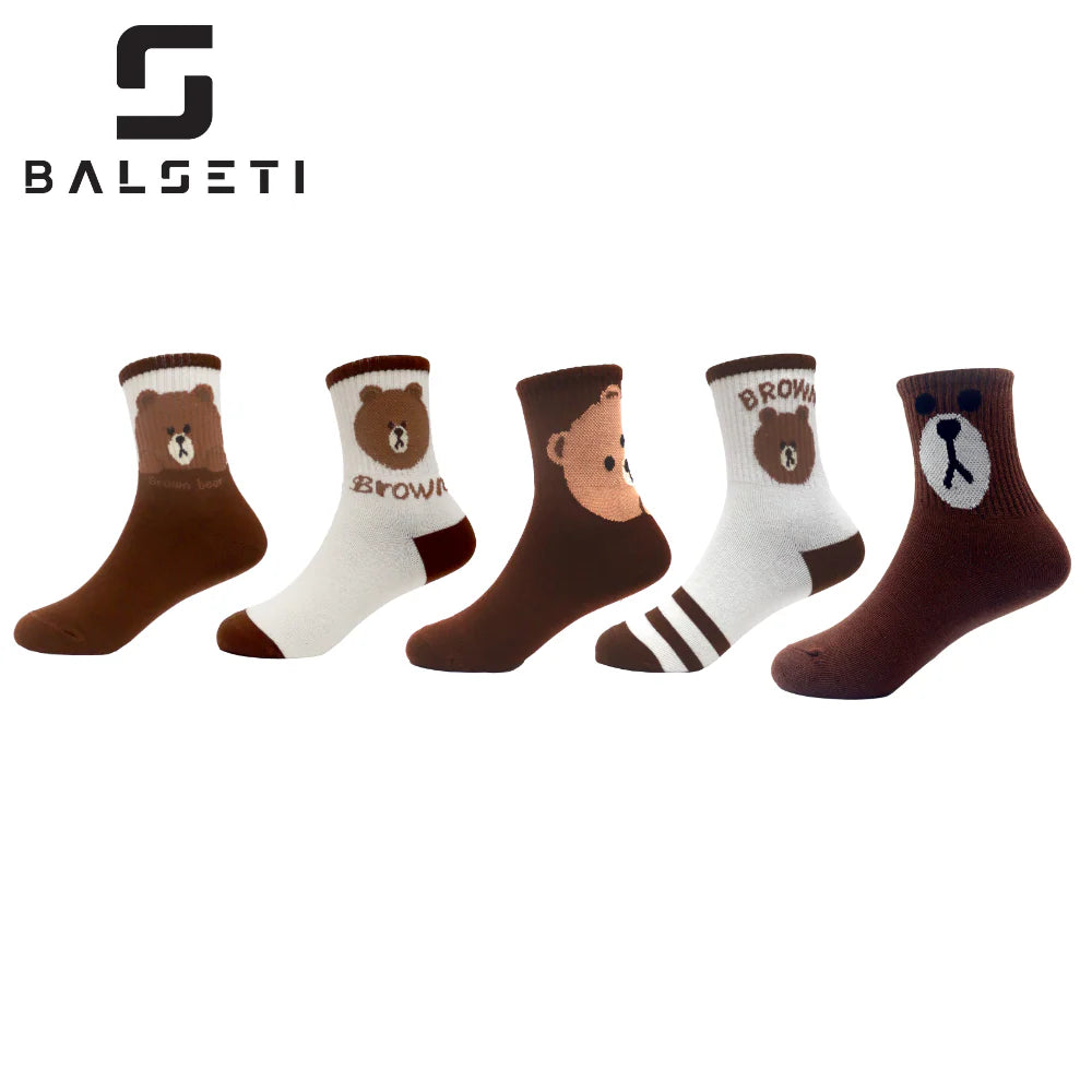 Calcetines para niños divertidos y con osos de colores