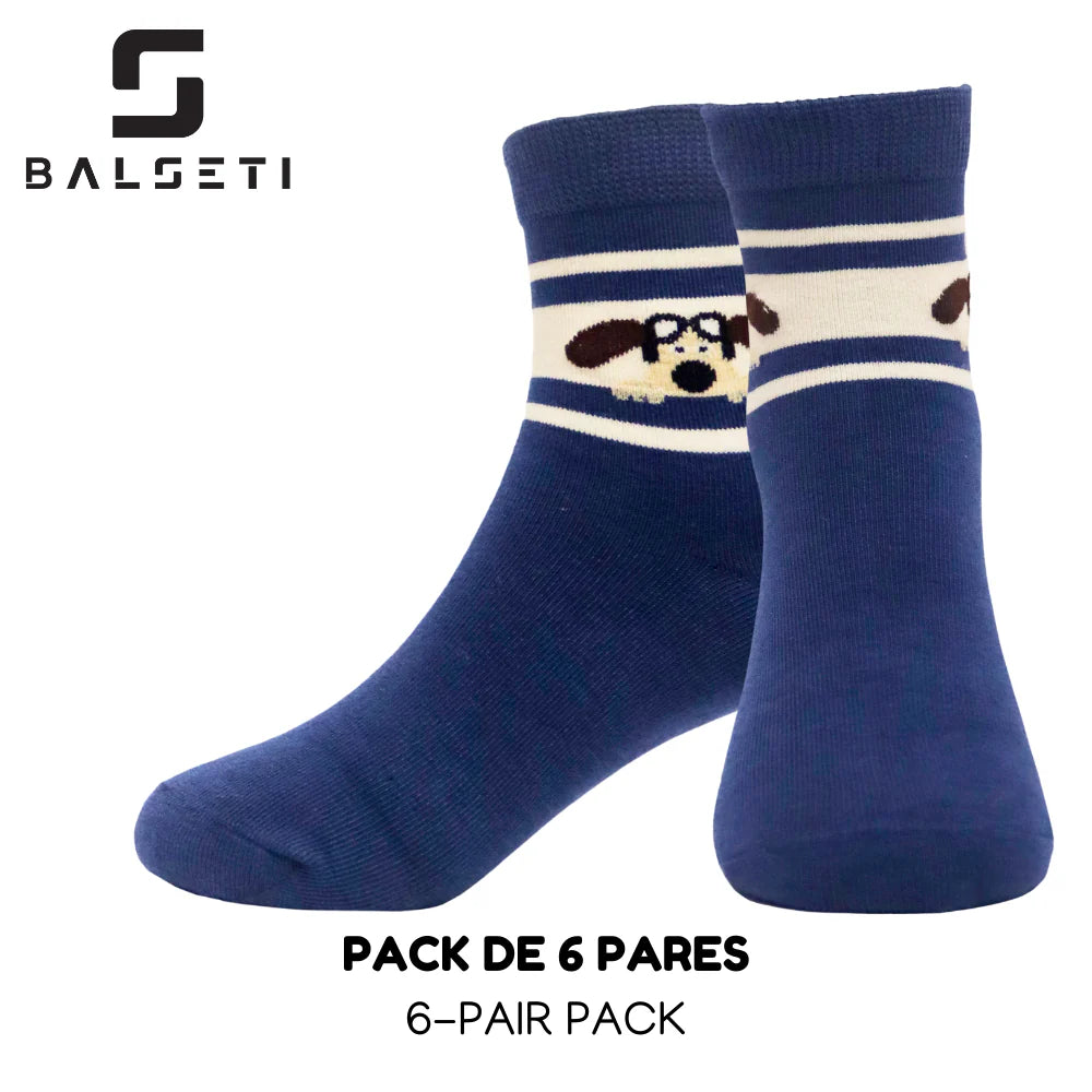 Calcetines para niños divertidos y con rayas de colores