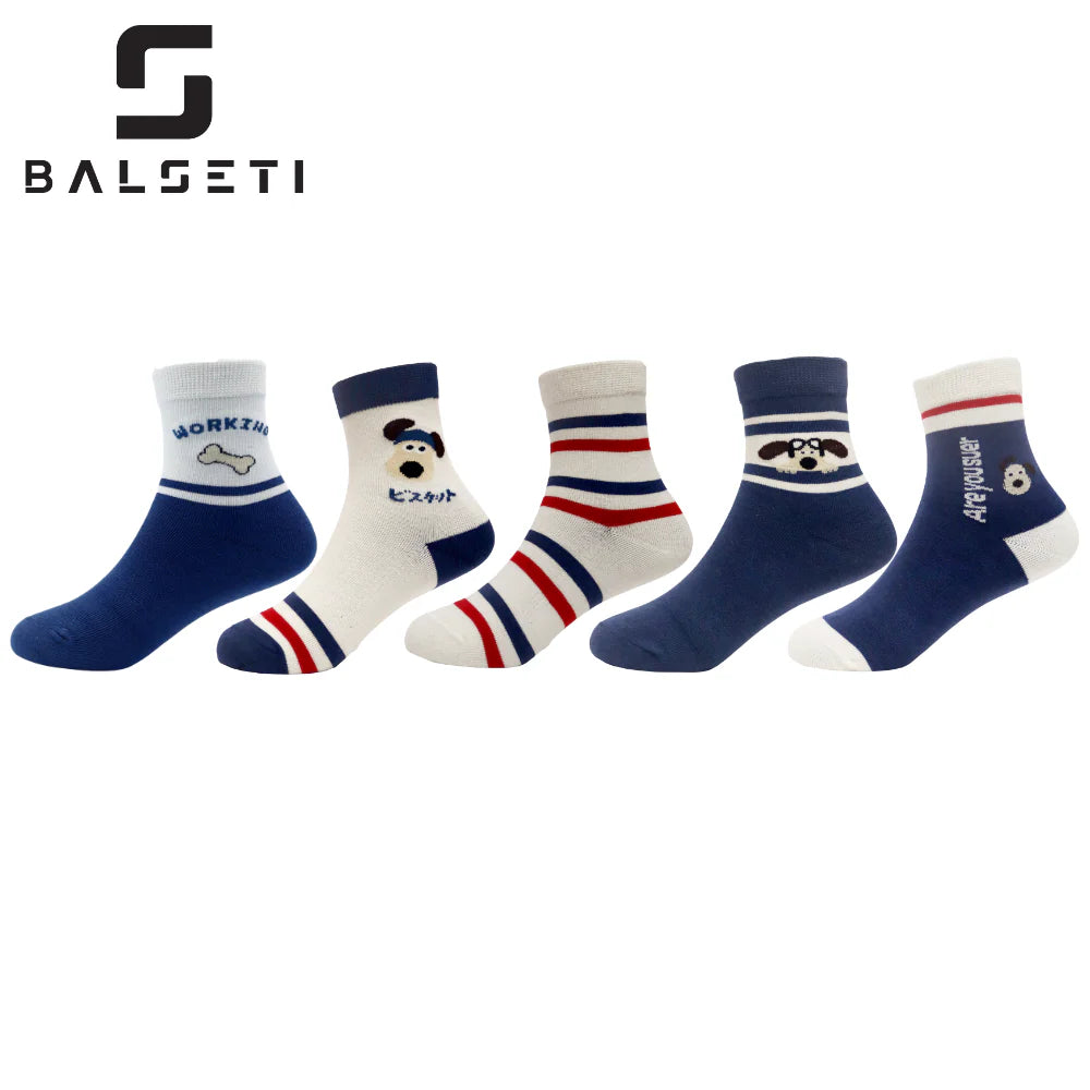 Calcetines para niños divertidos y con rayas de colores