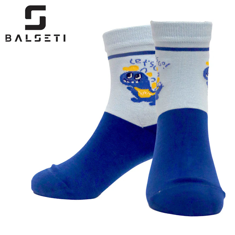 Calcetines para niños con estampados divertidos y rayas de colores