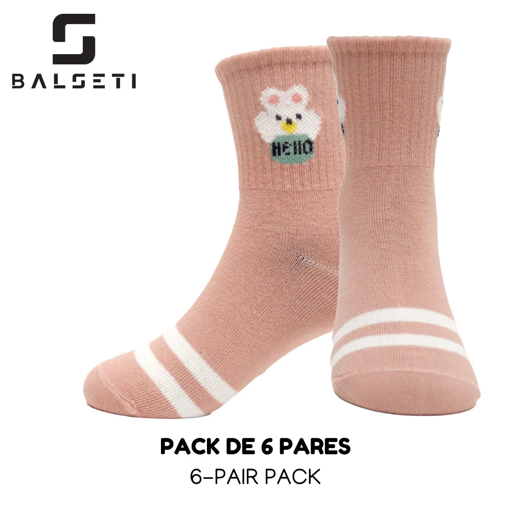 Calcetines para niños divertidos y con rayas de colores