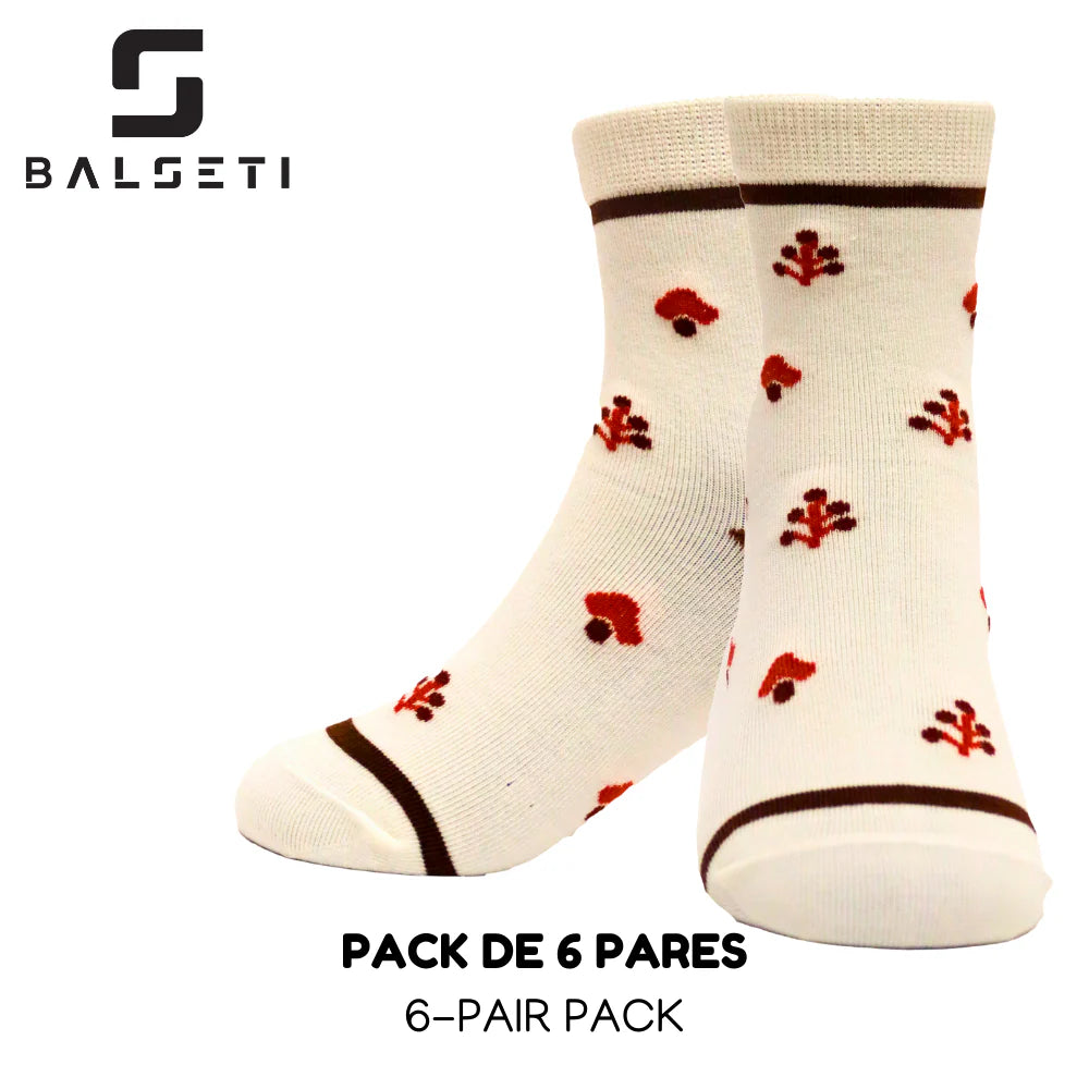 Calcetines con estampados divertidos y rayas